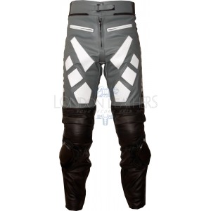 Yamaha Grey Leather Motorcycle Trouser Pant